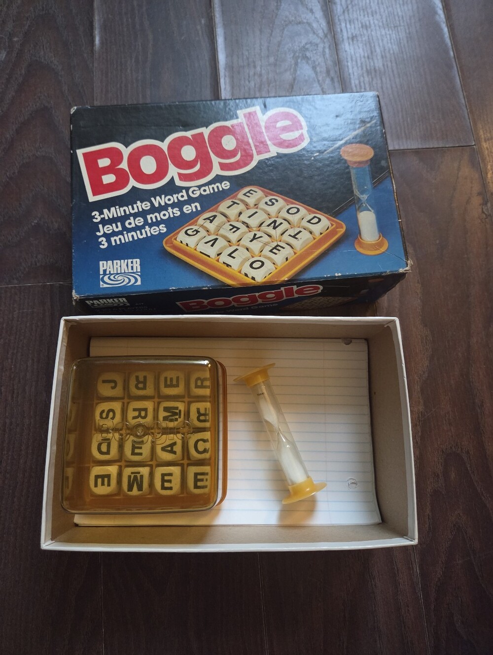 VTG 1987 Boggle Board Game COMPLETE Strategy Word Learning Teaching